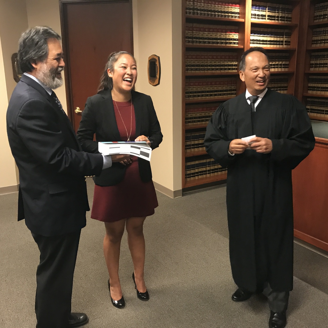 Hillary Nakano Father Judge Gene Lam - Injury Attorney - Boxer & Gerson Attorneys at Law, LLP