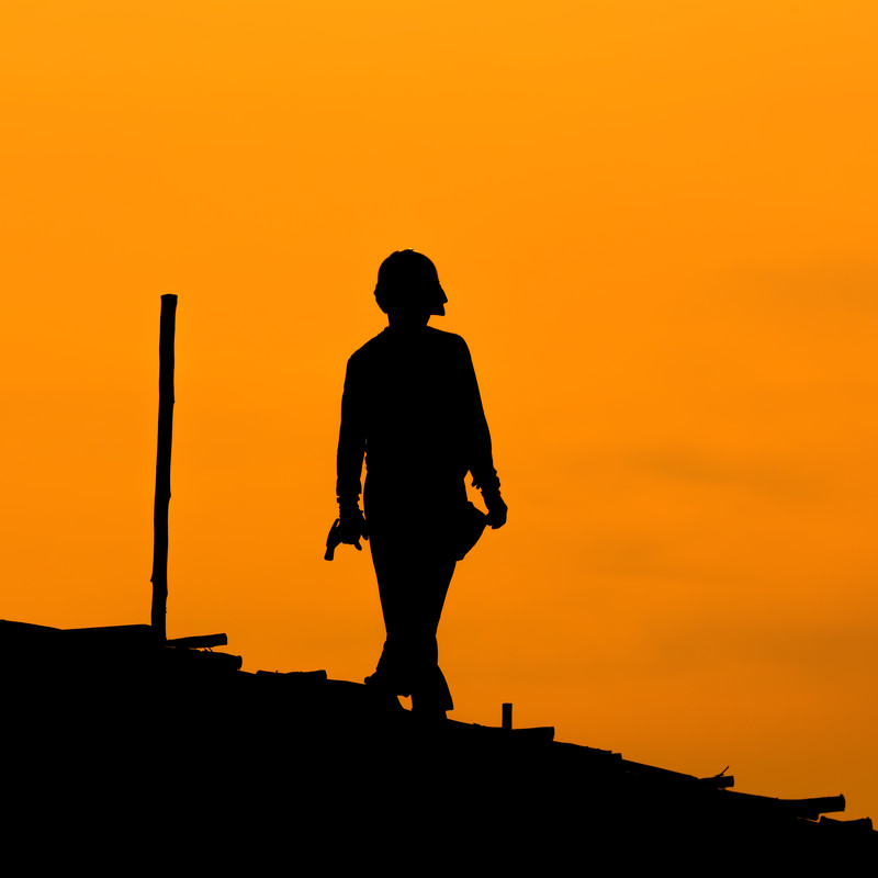 Laborer in Silhouette -Injury Attorney - Boxer & Gerson Attorneys at Law, LLP
