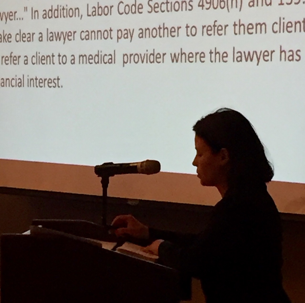 Maria Grasso at MCLE - San Francisco Law Firms - Boxer & Gerson Attorneys at Law, LLP