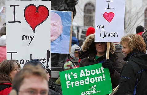 AFSCME Rally - Workers Compensation -  Boxer & Gerson Attorneys at Law, LLP