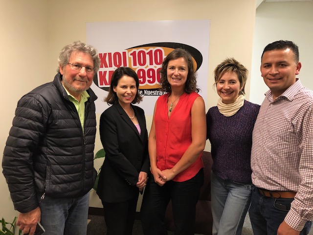 KIQI Radio Staff with Maria Grasso -  Injury Attorney -  Boxer & Gerson Attorneys at Law, LLP