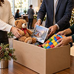 Toy Drive Graphic - Workers Comp - Boxer & Gerson Attorneys at Law, LLP